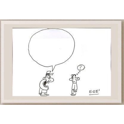 Ege Tıkız 29x21cm Orijinal Karikatür BOD06945