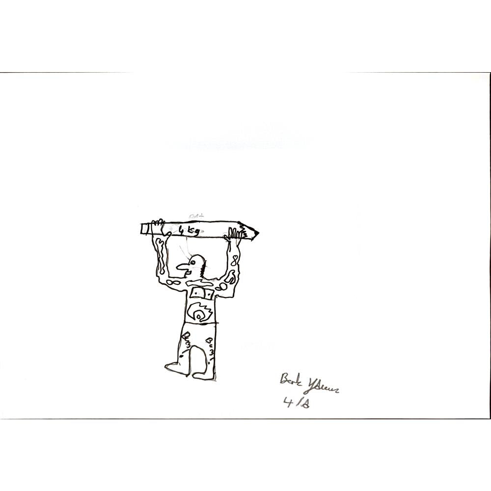 Berk Yavuz 29x21cm Orijinal Karikatür BOD06946