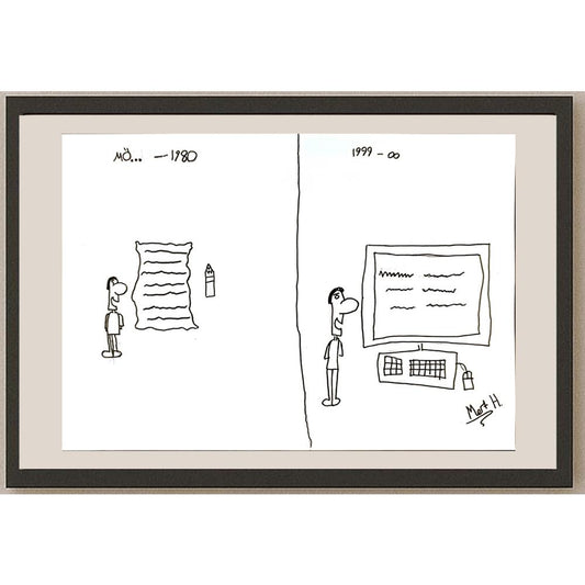 Mert Haytaoğlu 29x21cm Orijinal Karikatür BOD06948
