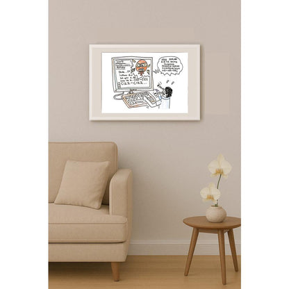 Metehan Kayan 29x21cm Orijinal Karikatür BOD06953