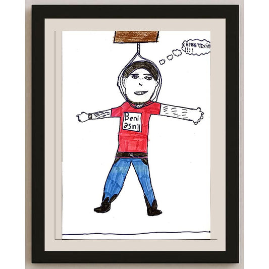 Çınar Taş 29x21cm Orijinal Karikatür BOD06956