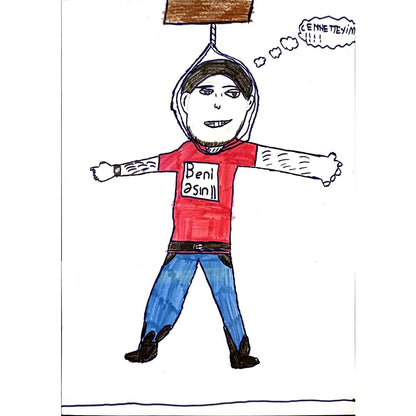Çınar Taş 29x21cm Orijinal Karikatür BOD06956