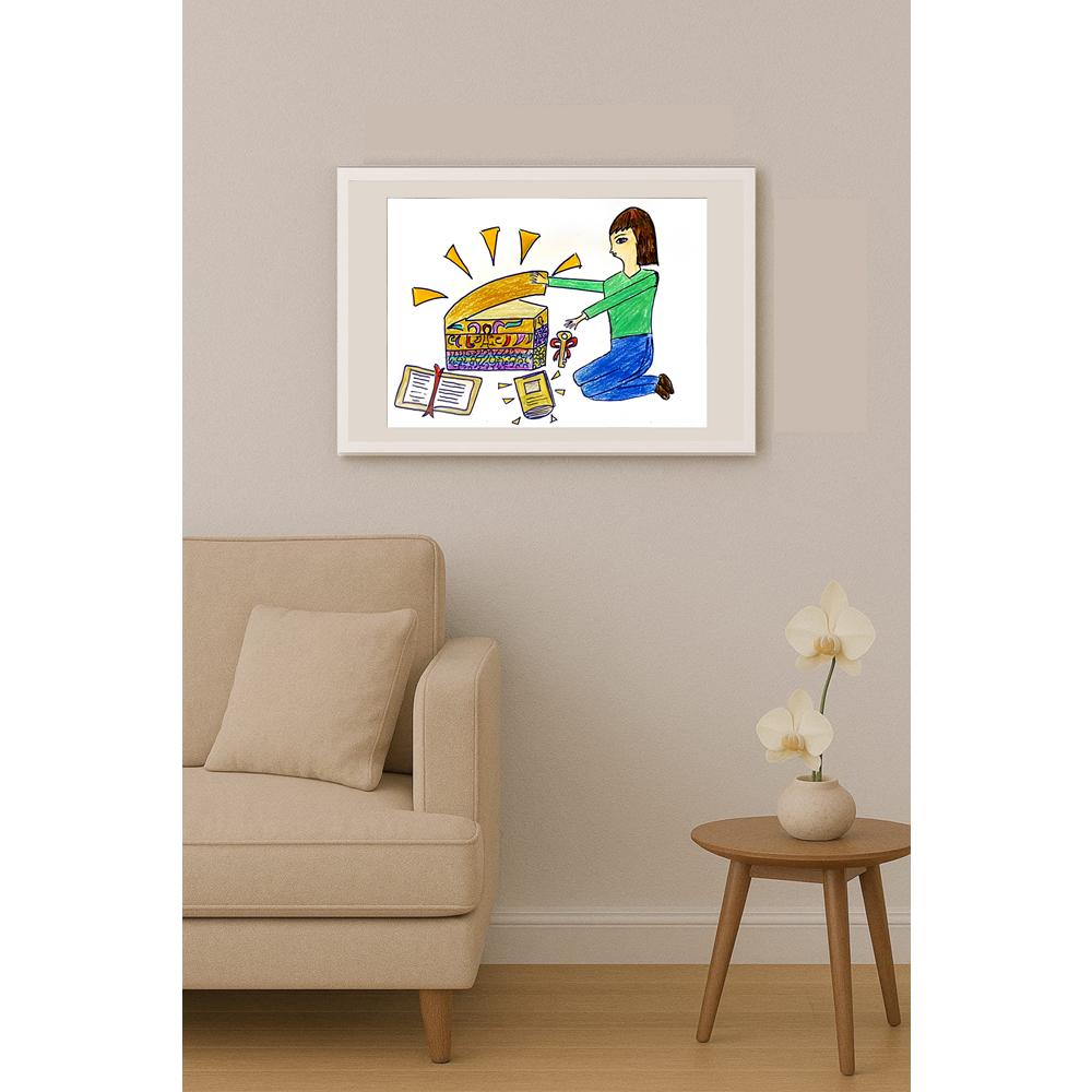 İremÖzkan 29x21cm Orijinal Karikatür BOD06957