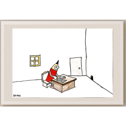 Berke Muratoğlu 29x21cm Orijinal Karikatür BOD06960
