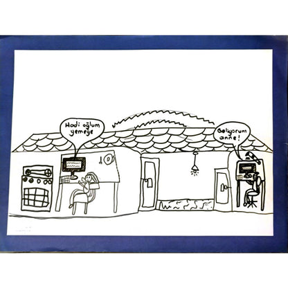 Efe Demirci 29x21cm Orijinal Karikatür BOD06964