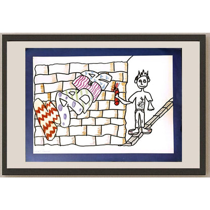 Erdenay Turan 29x21cm Orijinal Karikatür BOD06965