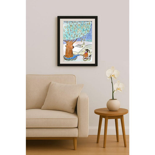 Öykü Dilekçi 35x25cm Orijinal Karikatür BOD06969