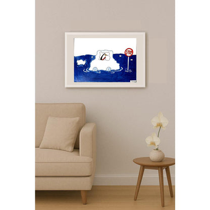 Çevik Basmacı 35x25cm Orijinal Karikatür BOD06972