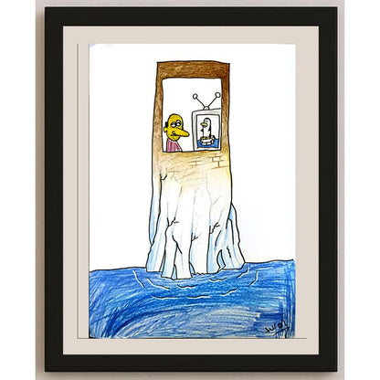 Turan Deniz Kutay 35x25cm Orijinal Karikatür BOD06973