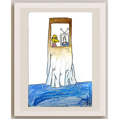 Turan Deniz Kutay 35x25cm Orijinal Karikatür BOD06973