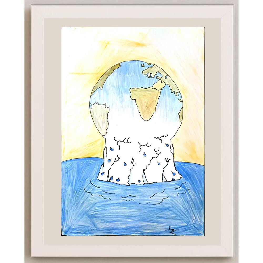 Ege Bayraktaroğlu 35x25cm Orijinal Karikatür BOD06974