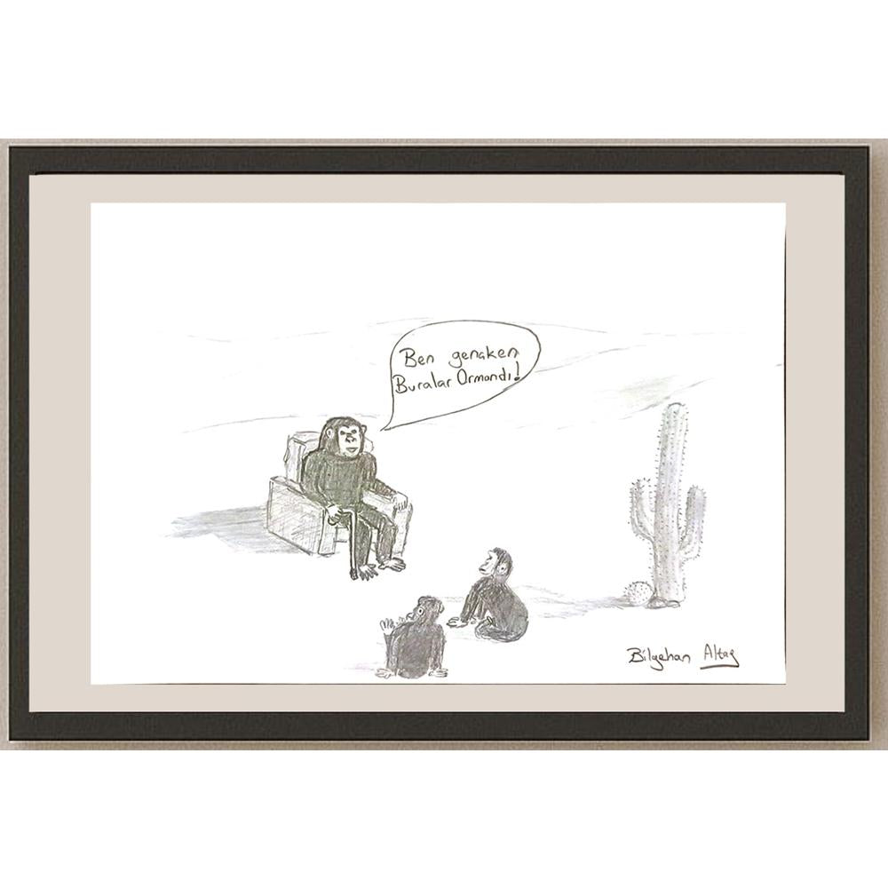 Bilgehan Altay 29x21cm Orijinal Karikatür BOD06976