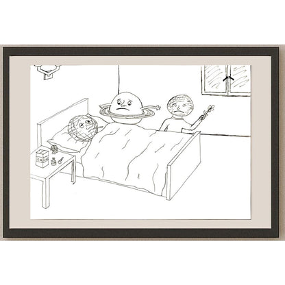 Necati ArdaŞenlik 29x21cm Orijinal Karikatür BOD06977