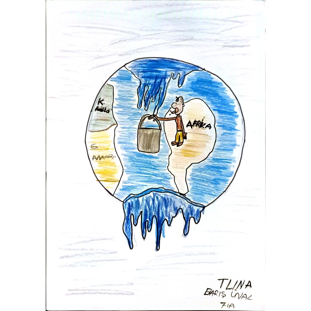Tuna BarışÜnal 35x25cm Orijinal Karikatür BOD06978