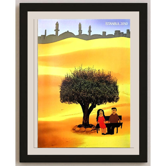 TuğbaÇifçi 29x21cm Orijinal Karikatür BOD06980