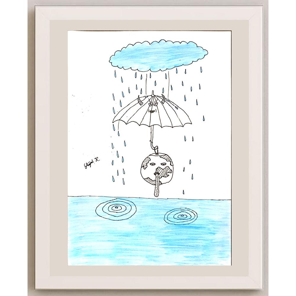 Ertuğrul Korkmaz 29x21cm Orijinal Karikatür BOD06981