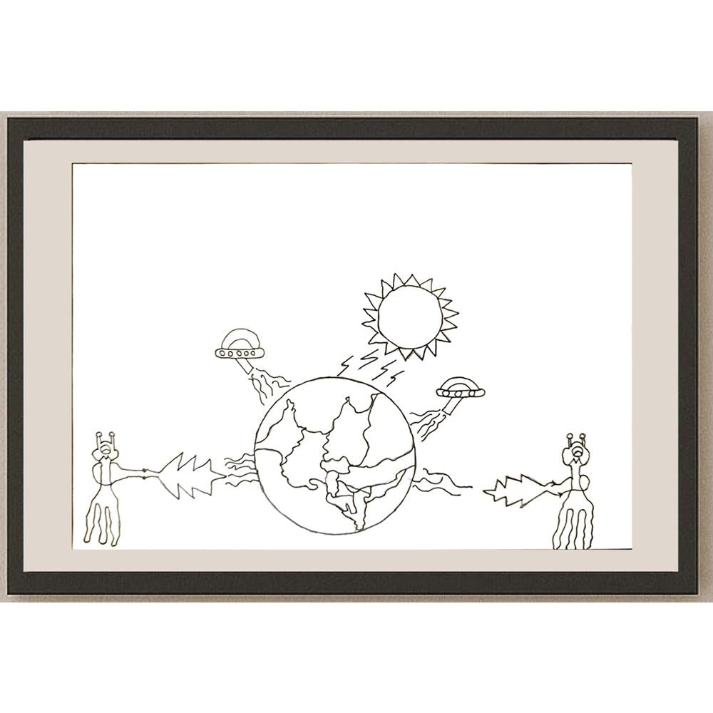 Zeynep M Ağdala 29x21cm Orijinal Karikatür BOD06983