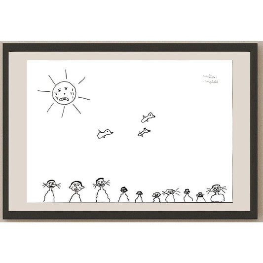 Neslihan Nalçacı 29x21cm Orijinal Karikatür BOD06986