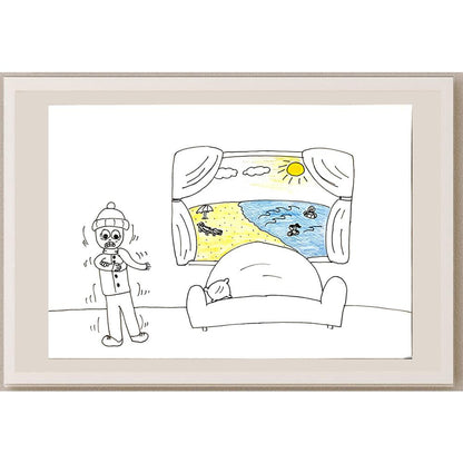 Zeynep Bidan Hacıismailoğlu 29x21cm Orijinal Karikatür BOD06989
