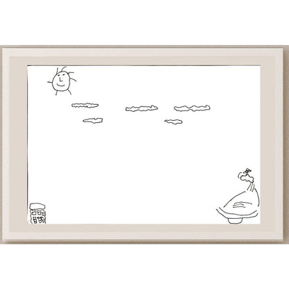 Sevgi Uzunbacak 29x21cm Orijinal Karikatür BOD06990