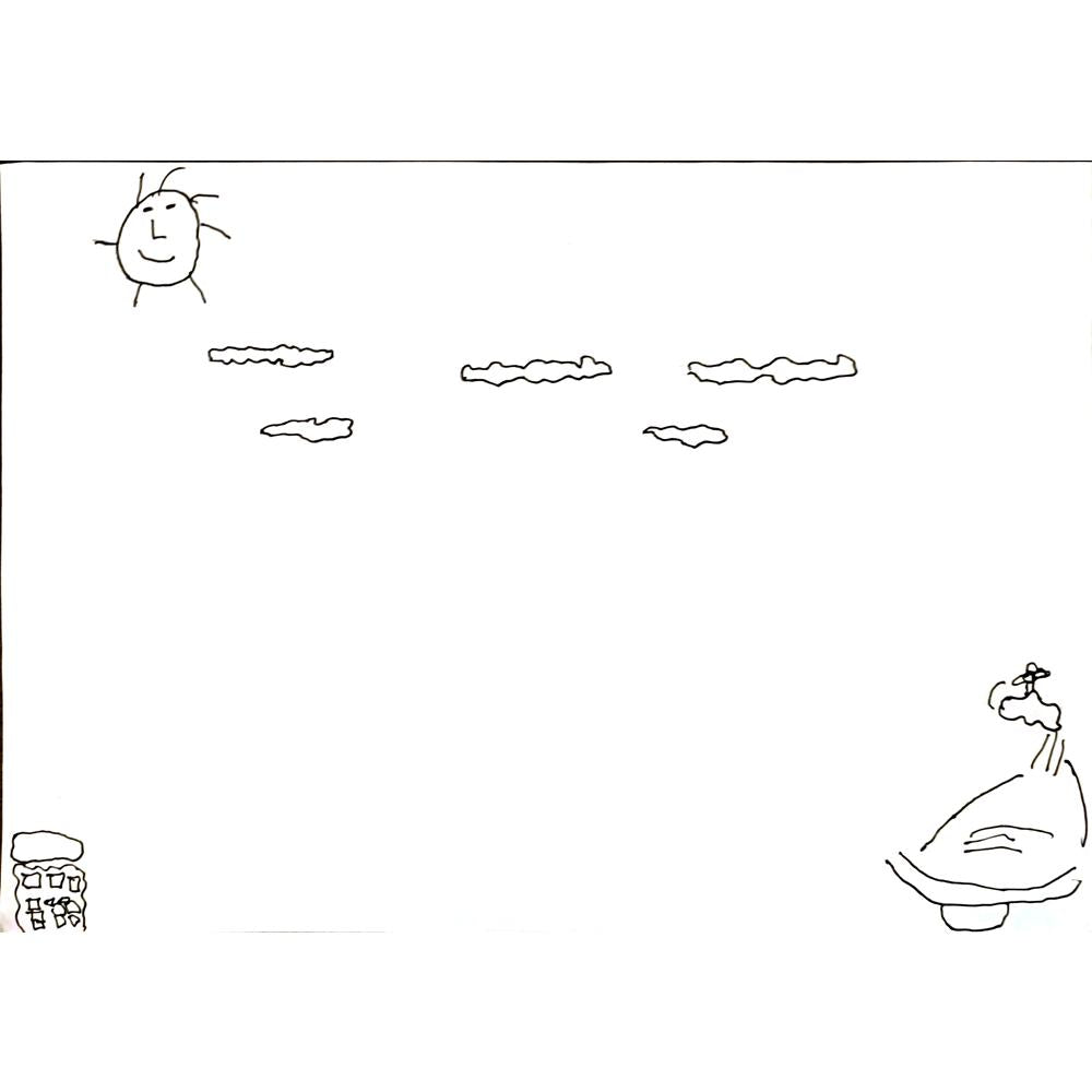 Sevgi Uzunbacak 29x21cm Orijinal Karikatür BOD06990