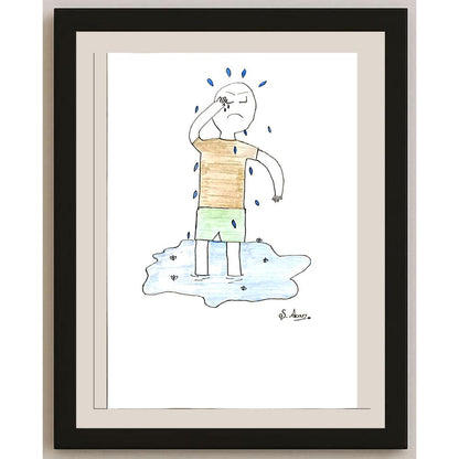 Şevval Acar 29x21cm Orijinal Karikatür BOD06993