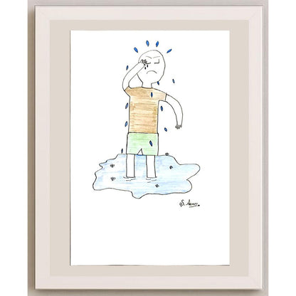 Şevval Acar 29x21cm Orijinal Karikatür BOD06993