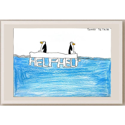 Tamer Yetkin 29x21cm Orijinal Karikatür BOD06995