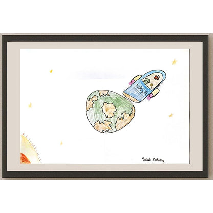 Şevket Baturay 29x21cm Orijinal Karikatür BOD06998