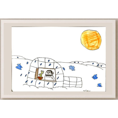 Ege Bayraktaroğlu 29x21cm Orijinal Karikatür BOD07002