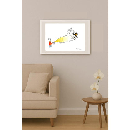 Sarp Giray 35x25cm Orijinal Karikatür BOD07004