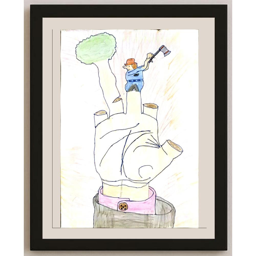 Hilal Baysal 29x21cm Orijinal Karikatür BOD07006