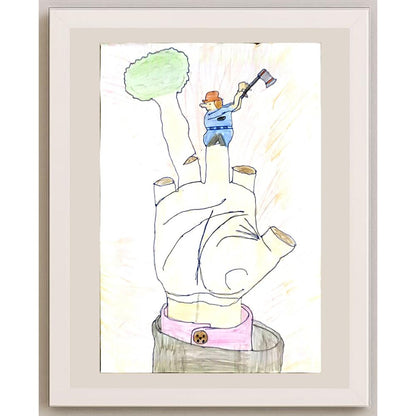 Hilal Baysal 29x21cm Orijinal Karikatür BOD07006