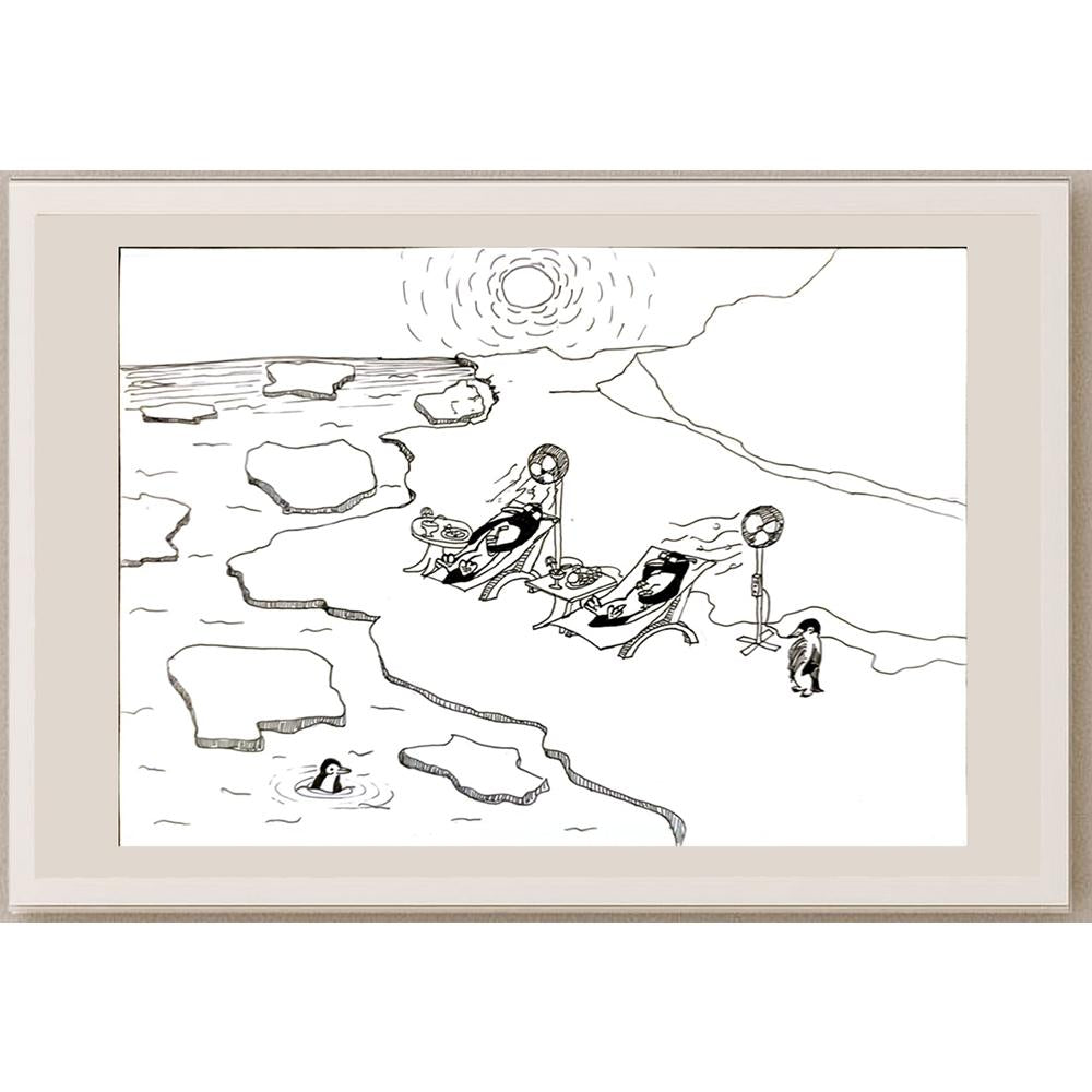 Necati ArdaŞenlik 29x21cm Orijinal Karikatür BOD07011