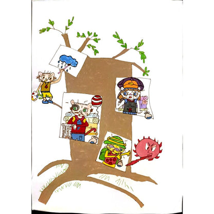 Ayşe Fırlatan 35x25cm Orijinal Karikatür BOD07013
