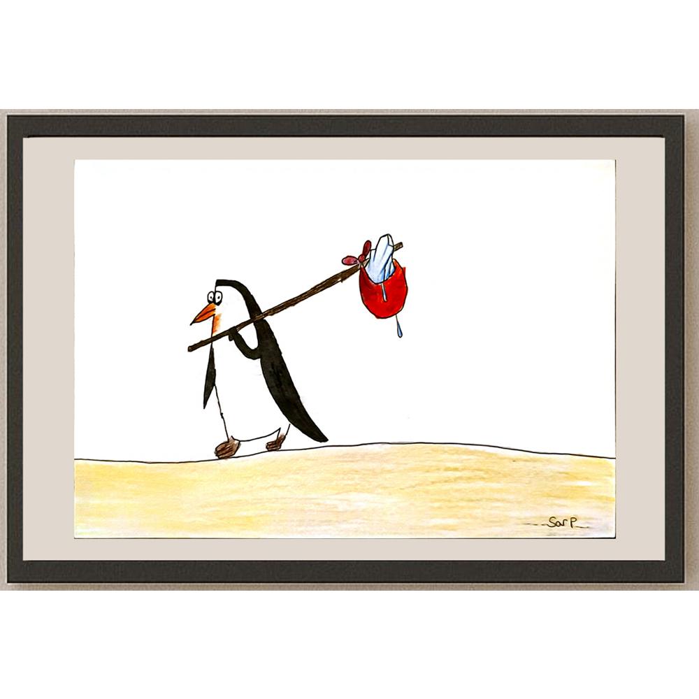 Sarp Soyhan 29x21cm Orijinal Karikatür BOD07015