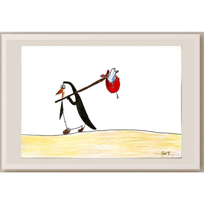 Sarp Soyhan 29x21cm Orijinal Karikatür BOD07015