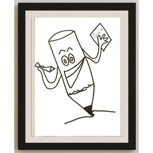 Sıla Sütçü 29x21cm Orijinal Karikatür BOD07019