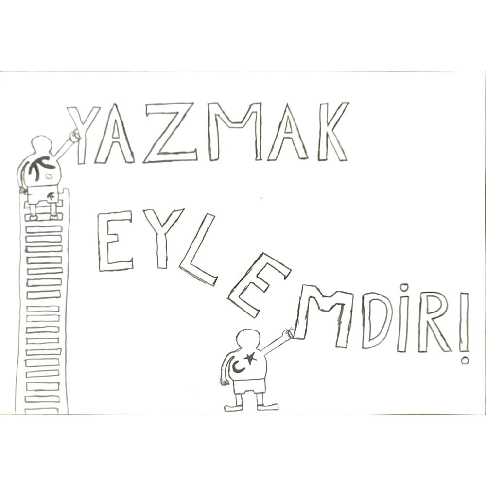 Cevdet DoğukanÜlger 29x21cm Orijinal Karikatür BOD07021