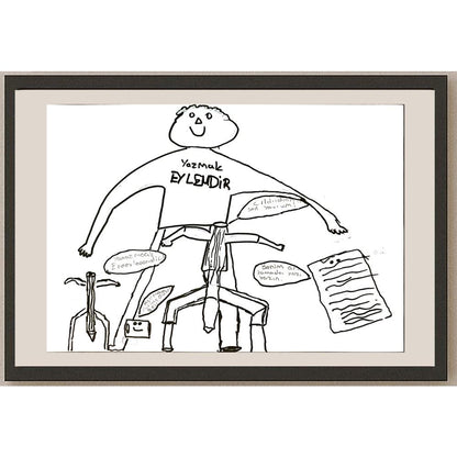 Fırat Berkan Koyuncu 29x21cm Orijinal Karikatür BOD07024