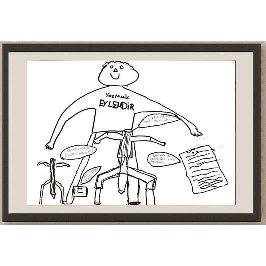 Fırat Berkan Koyuncu 29x21cm Orijinal Karikatür BOD07024