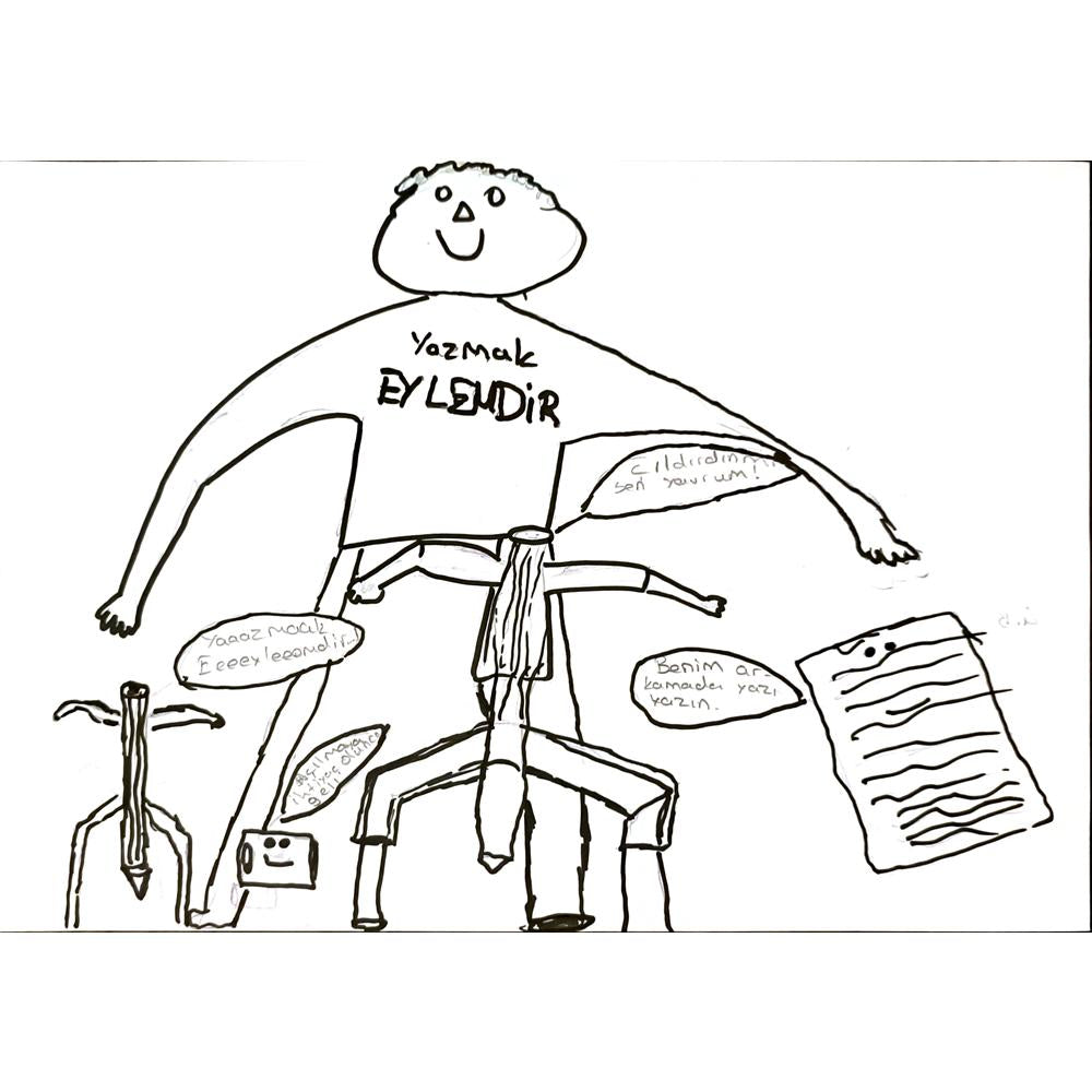 Fırat Berkan Koyuncu 29x21cm Orijinal Karikatür BOD07024