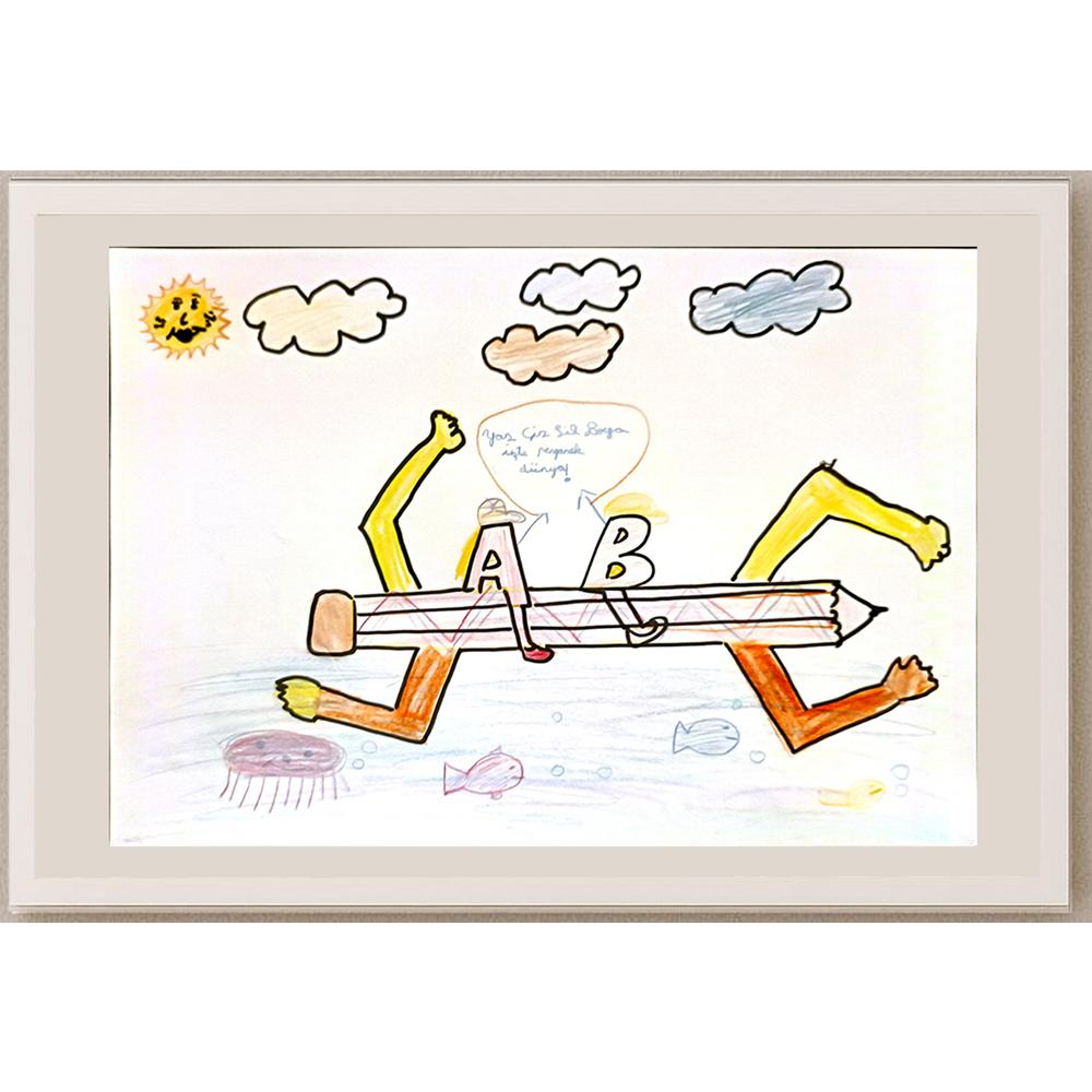 Ceren Toprak 29x21cm Orijinal Karikatür BOD07026