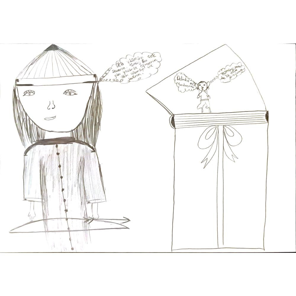 BaharÇınar 29x21cm Orijinal Karikatür BOD07027