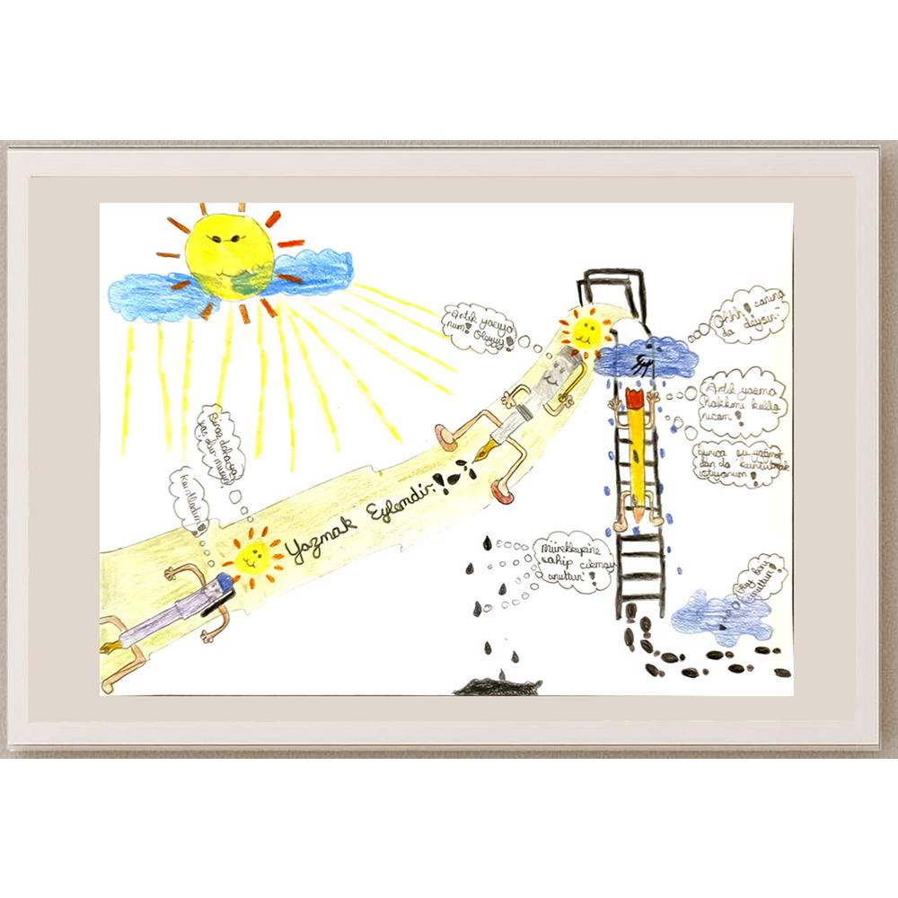 Irmak Güvenç 29x21cm Orijinal Karikatür BOD07029