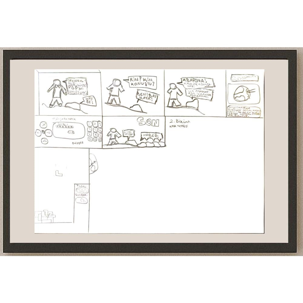 Utku Boduroğlu 29x21cm Orijinal Karikatür BOD07034
