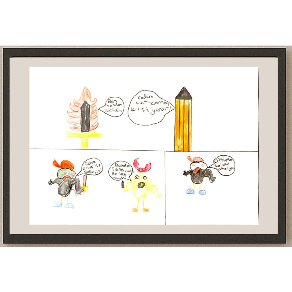 Gökberk Derya 29x21cm Orijinal Karikatür BOD07035