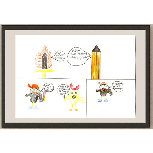Gökberk Derya 29x21cm Orijinal Karikatür BOD07035