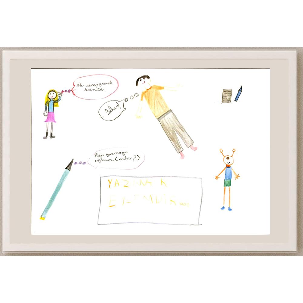 Eylül Atak 29x21cm Orijinal Karikatür BOD07037