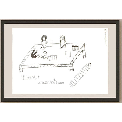 Zeynep Defne 29x21cm Orijinal Karikatür BOD07039